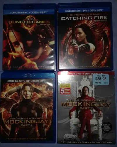 Hunger Games series Blu-ray and DVD, View more