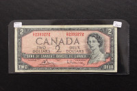 Canada 1954     $2 Banknote Test Note
