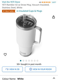 Yeti rambler 42oz BNIB 