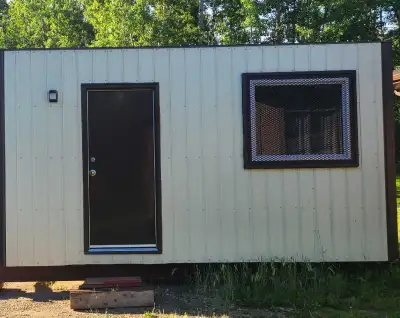 New Super Insulated Mobile Office Trailer w/ AC. Comes w/ 10" steel skid. 2 x 6 floors, walls and ro...