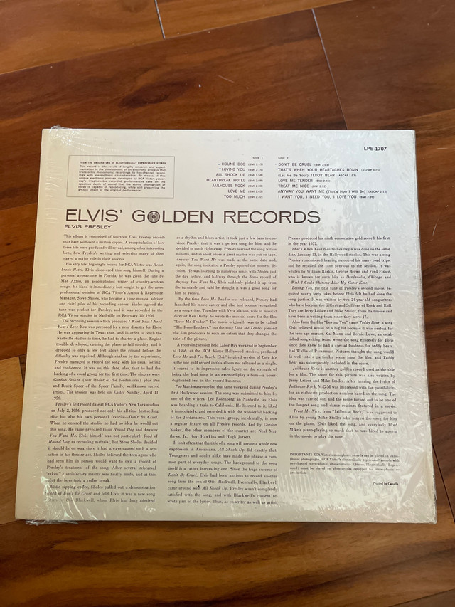 Elvis golden records vinyl in CDs, DVDs & Blu-ray in Kawartha Lakes - Image 2