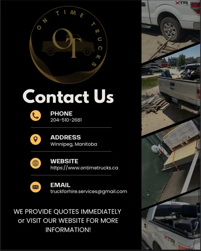 OnTimeTruck for hire Moving/Hauling/Deliveries/Clean ups62864353486210122