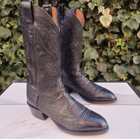 Lucchese Ostrich Cowboy Boots