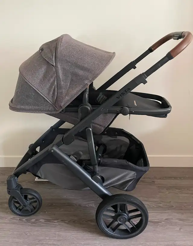 Uppababy Vista V2 with Toddler Seat and Bassinet in Strollers, Carriers & Car Seats in Edmonton - Image 5