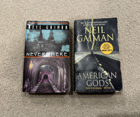 Neverwhere and American Gods by Neil Gaiman