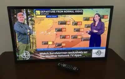 Toshiba 32” television, View more