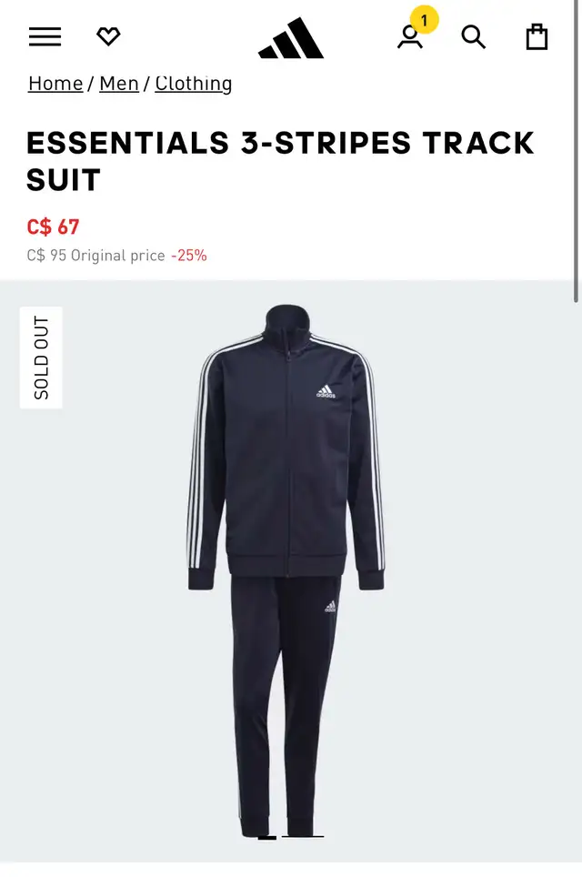 Adidas Track Suit in Kids & Youth in City of Toronto - Image 4