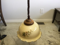 Vintage Pull Down Hanging Lamp $75
