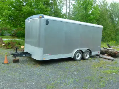 Offering for sale my Cargo mate trailer rated at 7000lbs and with a length of 16 feet. Has been stor...