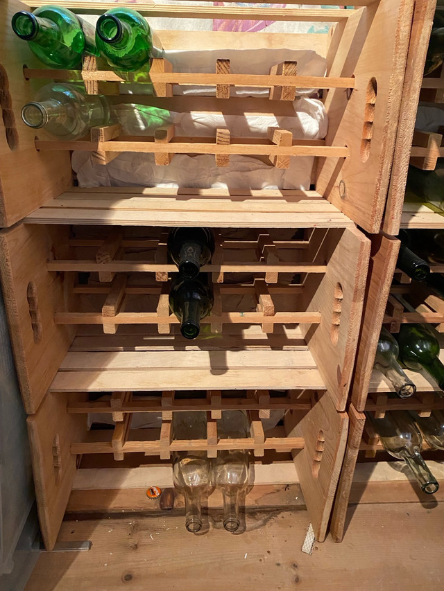 Interlocking crates/rack for wine bottles  in Storage & Organization in Bedford - Image 2