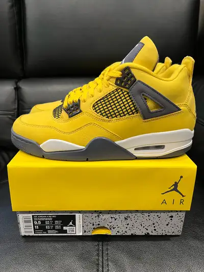 Air Jordan 4 Retro • Lightning • Size 9.5, View more
