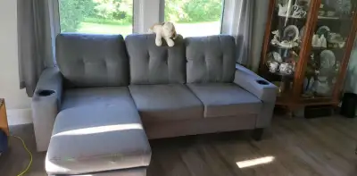 3 Seater Sectional Couch ~Chottu Fabric, View more