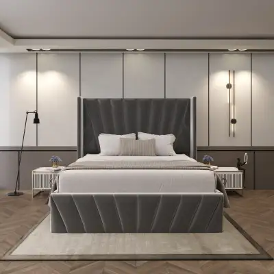 Hydraulic Lift-Up Storage Bed – Brand New in Box – Queen Size, View more