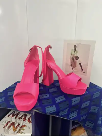 Hot Pink Platform Heels, View more