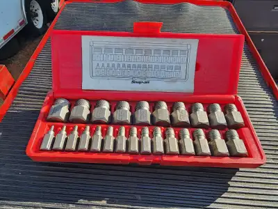 Snap-on 25 pc Screw Extractor Set Hexagonal Head Multi SplineSet, View more