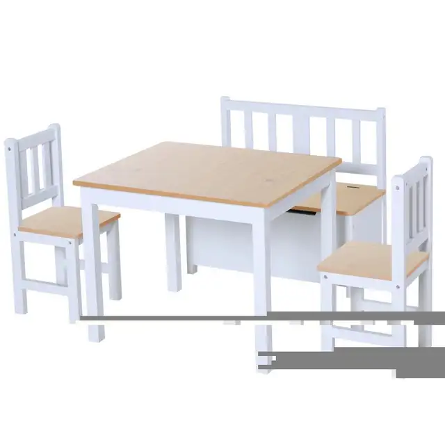 $49-$99, 2 or 4pc Set Kids Wood Table Chair Bench in Chairs & Recliners in Markham / York Region - Image 5