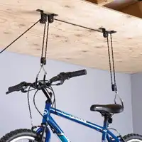 Ceiling mount bike lift pulley system - qty 3