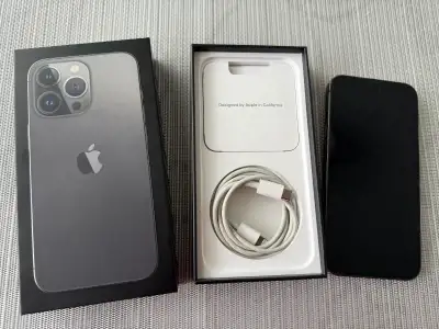 iPhone 13 Pro in box, View more