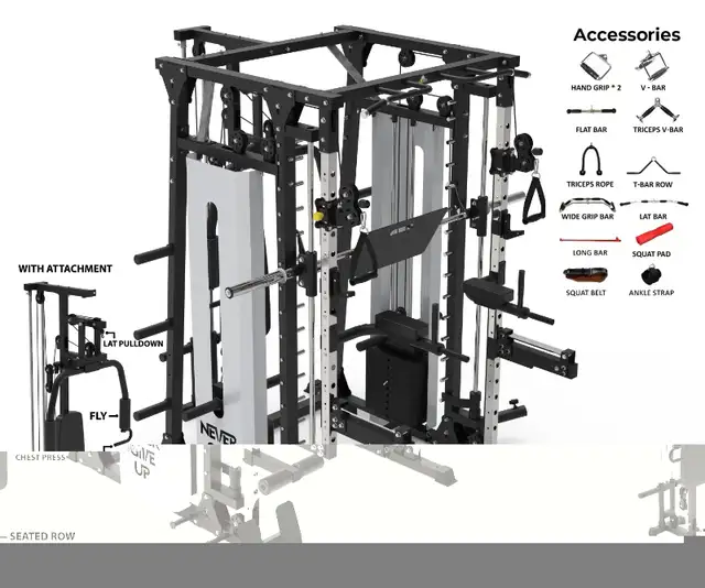 PREMIUM PRO ALL IN ONE SMITH MACHINE - SM03 - Coquitlam in Other in Burnaby/New Westminster - Image 2