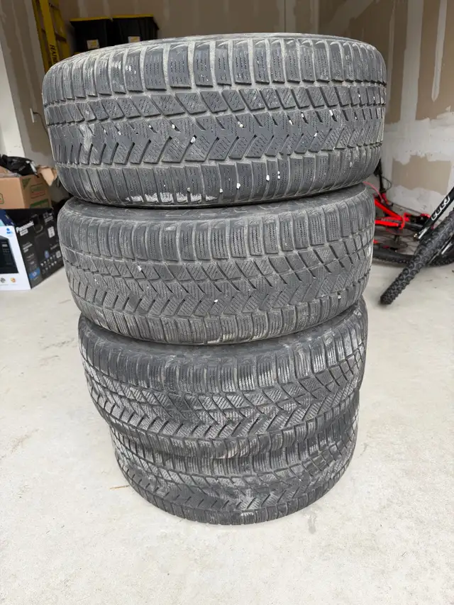 Honda civic alloy Rims with Winter Tires | Tires & Rims | Hamilton ...