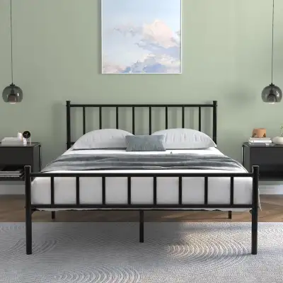 New Rilelola Metals Queen Bed Frames with Headboard, View more