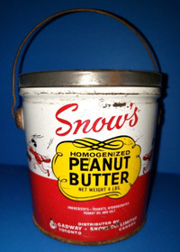 Snow's Peanut Butter Tin