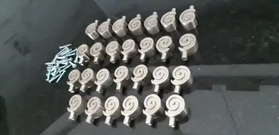 Kitchen cabinet and drawer stainless steel knobs, View more