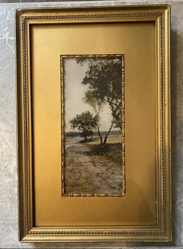 2 vintage the T Eaton co. framed paintings.10”x6”&7”. in Arts & Collectibles in Markham / York Region - Image 3