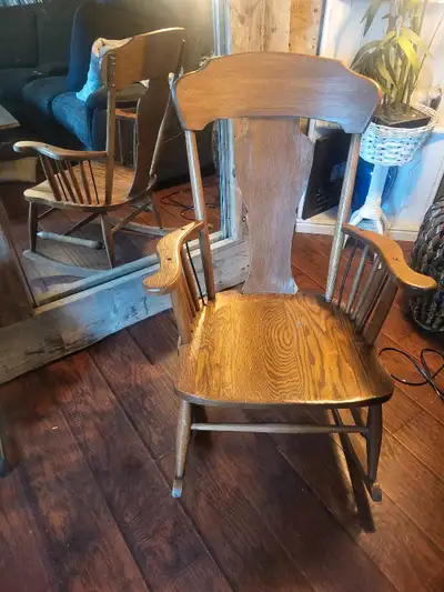 Oak rocking chair, View more