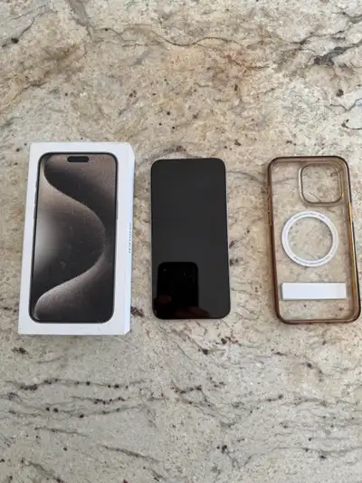 Selling my iPhone 15 Pro Max (256GB) in excellent / like-new condition. • No scratches, dents, or da...