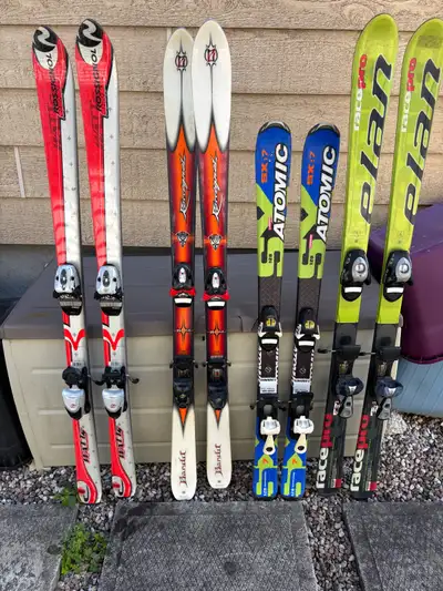 Kids’/Youth Downhill skis with bindings, View more