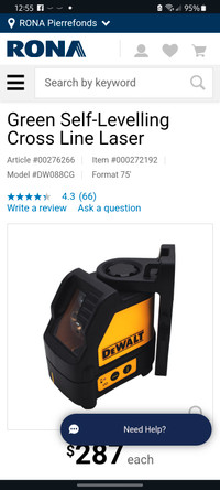 Niveau laser Dewalt