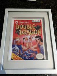 Cadre Double dragon ,cadre de geek, art deco, double dragon
