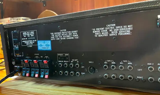 Sherwood S-9910 Stereo Receiver in Stereo Systems & Home Theatre in City of Toronto - Image 7