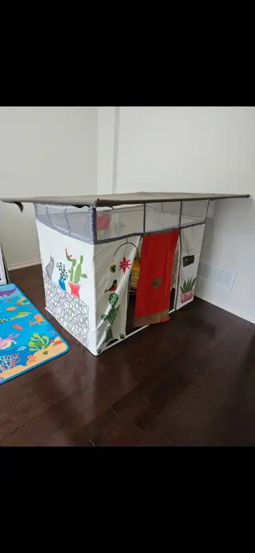 Crate and Barrel Palm Springs Playhouse. Dimensions 72"W x 58"D x 51.5"H Taken apart, ready to go. E...
