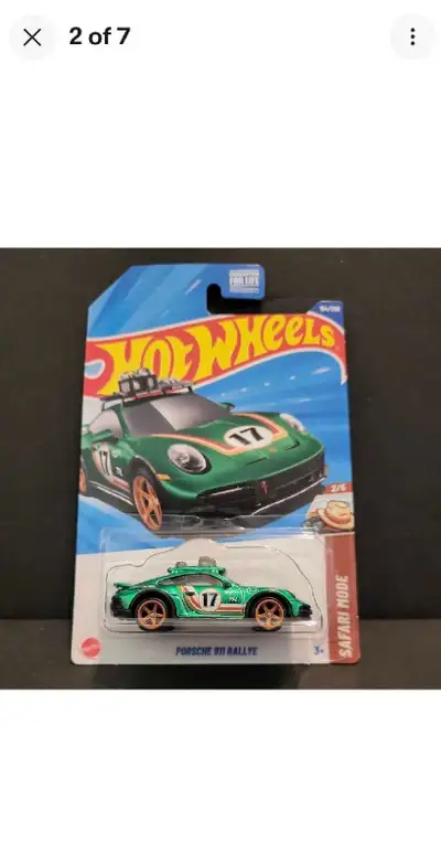 Hot wheels super treasure hunt Porsche 911 Rallye. Looking to trade for another super treasure hunt...