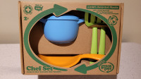 (NEW) Kitchen Play Set - Green Toys Chef Set -  CLEARANCE!