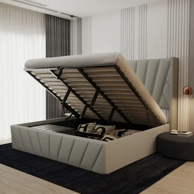 Queen/King size bed frame and mattress available in Beds & Mattresses in City of Toronto - Image 9