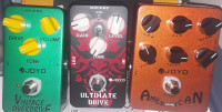 Three electric guitar foot pedals (new)