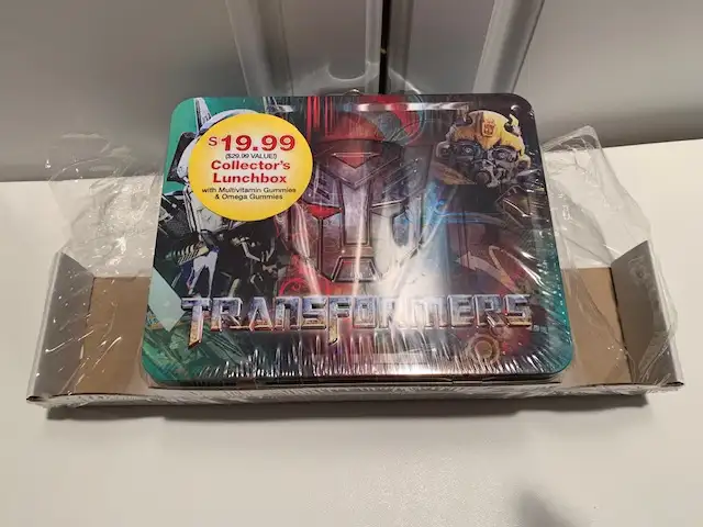 Transformers Metal Lunch Box (New, Unopened)63234604462593124