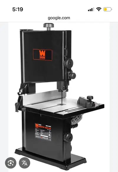 Hi I have a Wen bench band saw in need of new home. It was only used a couple of times and needs a n...