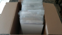260 mylar bags and boards for comic books clean used condition