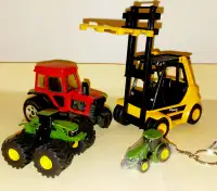 FORK LIFT / TRACTOR Toy Lot: Welly,Buddy L, John Deere + PROMO