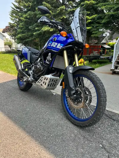 Je vends ma Yamaha Ténéré 700 2022 en excellente condition, avec seulement 3,825 km au compteur, par...
