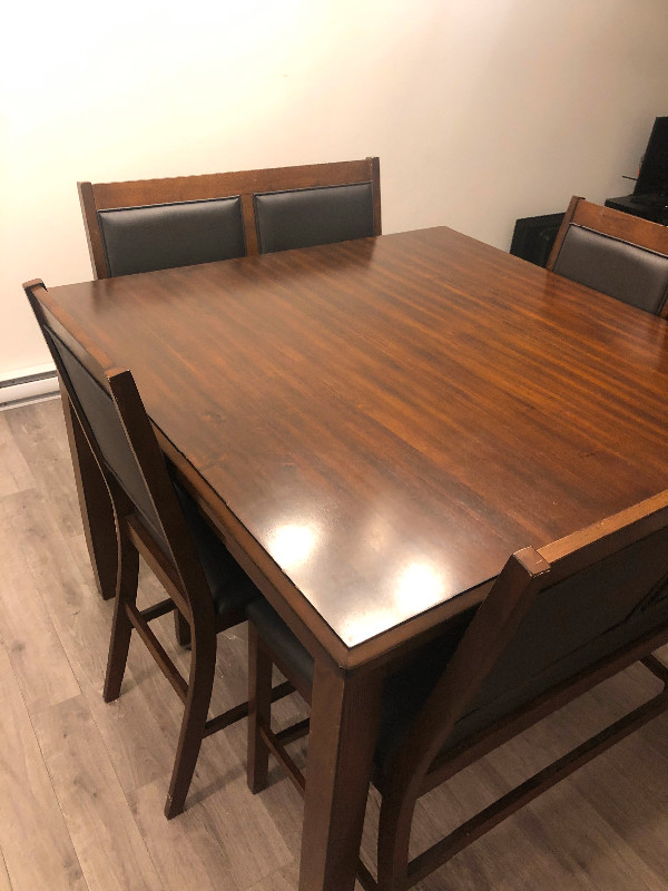 Dining table set, very good condition!  Ashley’s Home furniture in Dining Tables & Sets in Moncton - Image 3