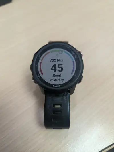 Garmin Forerunner 245 Music, GPS Running Smartwatch with Music and Advanced Dynamics, Black Charging...