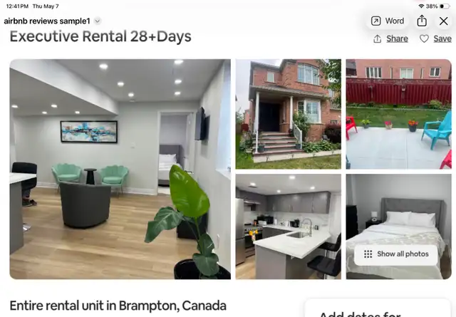 Executive 28Days+ Rental Apartment