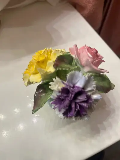 Handmade English Bone China Flower arrangement, View more