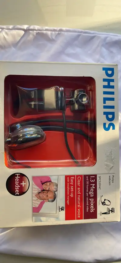 Web camera and headset, View more