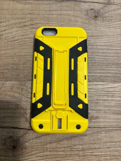 This is a brand new DIFAN iPhone 6/6s case in its original packaging. It's a sturdy yellow and black...